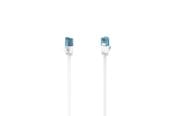Verkkokaapelit - Hama Network Cable Cat6A 10Gbit/S U/Utp Flat White 15m - Valkoinen - 15m - 00200687
