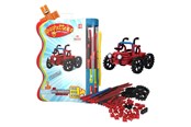 Rakennussarjat - Clics - Spaghetteez Wiggly Roadsters Flexible Building Rods 46pcs. - 102005-8