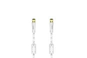 Antennikaapelit/-liittimet - Hama Cable Antenna 90dB F-Plug-F-Plug White 5m - X1122531