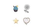 Puhelin - Muut lisävarusteet - ONSALA Charms Pimp Your Phone Metal and Plastic 4pcs - 577213