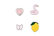 Puhelin - Muut lisävarusteet - ONSALA Charms Pimp Your Phone Metal and Plastic 4pcs - 577221