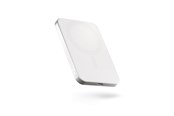 Powerbank - ZENS Slim Qi2 Aluminium Powerbank 5000 mAh - White Powerbank - Valkoinen - 5000 mAh - ZEPP05W/00