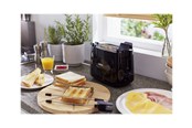 Leivänpaahdin - Philips Leivänpaahdin Daily Collection HD2583 - toaster - black - HD2583/90