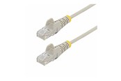 Verkkokaapelit - StarTech.com 7m Gray Slim CAT6 Ethernet Cable Snagless 28AWG LSZH - patch cable - 7 m - grey - Harmaa - 7m - N6PAT7MGRS