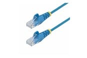 Verkkokaapelit - StarTech.com 10m Blue Slim CAT6 Ethernet Cable Snagless 28AWG LSZH - patch cable - 10 m - blue - Sininen - 10m - N6PAT10MBLS