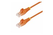 Verkkokaapelit - StarTech.com 50cm Orange Slim CAT6 Ethernet Cable Snagless 28AWG LSZH - patch cable - 50 cm - orange - Oranssi - 0.5m - N6PAT50CMORS