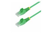 Verkkokaapelit - StarTech.com 1m Green Slim CAT6 Ethernet Cable Snagless 28AWG LSZH - patch cable - 1 m - green - Vihreä - 1m - N6PAT100CMGNS