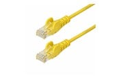 Verkkokaapelit - StarTech.com 1.5m Yellow Slim CAT6 Ethernet Cable Snagless 28AWG LSZH - patch cable - 1.5 m - yellow - Keltainen - 1m - N6PAT150CMYLS