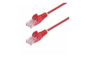 Verkkokaapelit - StarTech.com 3m Red Slim CAT6 Ethernet Cable Snagless 28AWG LSZH - patch cable - 3 m - red - Punainen - 3m - N6PAT300CMRDS