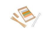 Luovat leikit - Bigjigs Wooden Weaving Frame Set 10pcs. - 36064