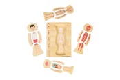Vauva- ja taaperolelut - Bigjigs Wooden Anatomy Puzzle - Boy 26pcs. - 37021