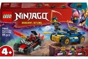 LEGO®  - LEGO Ninjago 71840 Roguen ja Drixin kilpa-autojen kaksintaistelu - 71840