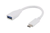 USB kaapelit - Deltaco USBC-1205 - USB-C adapter - USB Type A to 24 pin USB-C - 15 cm - USBC-1205