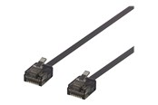 Verkkokaapelit - Deltaco patch cable - 2 m - black - Musta - 2m - UUTP-2047