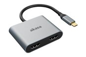 Telakointiasemat - Akasa - docking station - USB-C - 2 x HDMI - AK-CBCA26-18BK