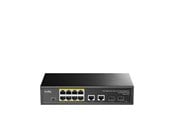 Kytkimet - Cudy GS1010PS2 8-Port Gigabit PoE+ Switch with 2 GbE and 2 Gigabit SFP - GS1010PS2