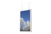 Seinäkiinnitys, AV-kiinnikkeet & AV-kalusteet - HI-ND mounting component - portrait - for digital signage LCD panel - white RAL 9003 - Max - recommended for 49" - CC4925-5101-01