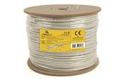 Verkkokaapelit - Gembird Cablexpert bulk cable - 305 m - grey - Harmaa - 305m - SPC-6A-LSZHCU-SO