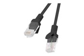 Verkkokaapelit - Lanberg patch cable - 3 m - RAL 9004 black - Musta - 3m - PCU6-10CC-0300-BK
