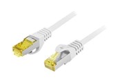 Verkkokaapelit - Lanberg patch cable - 1.5 m - RAL 7035 grey - Harmaa - 1m - PCF6A-10CU-0150-S