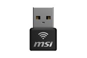 Verkkokortit (verkkosovittimet, tulostuspalvelimet jne.) - MSI AX1800 Nano WiFi 6 USB Adapter - GUAX18N