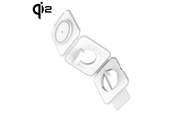 Puhelin - Adapterit & Laturit - j5create Qi2 3-in-1 Magnetic Travel Wireless Charging Station - JUPW3215W-N