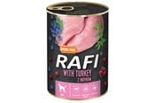 Koirat - RAFI Viljaton märkäruoka koiralle kalkkunalla 400g - 61042