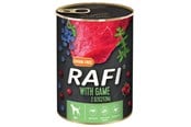 Koirat - RAFI Viljaton märkäruoka koiralle riistalla 400g - 61041