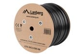Verkkokaapelit - Lanberg bulk cable - 305 m - black RAL 9004 - Musta - 305m - LCF6-30CU-0305-BK