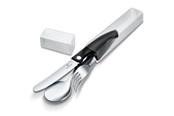 Keittiövälineet - Victorinox Classic Paring Knife Fork and Spoon Set (Black) - V-6.71 92.F3