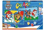 Luovat leikit - Ravensburger CreArt Paint by Numbers - PAW Patrol - 235537