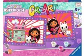 Luovat leikit - Ravensburger CreArt Paint by Numbers - Gabby's Dollhouse - 237159