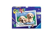 Luovat leikit - Ravensburger CreArt Painting by Numbers - Cute Puppies - 289318