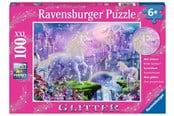 Palapelit - Ravensburger Jigsaw puzzle XXL Kingdom of the Unicorns 100 pcs. Lattia - 129072