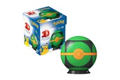 Palapelit - Ravensburger 3D Puzzle Ball Pokémon Pokéball Green 54pcs. 3D Palapeli - 116263