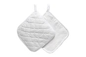 Harrastustarvikkeet - Creativ Company - Potholders White 20x20cm 1 Pair - 444600