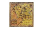 Fanituotteet - FaNaTtik - The Lord of the Rings Metal Map - Z-LOTR17