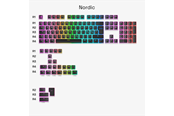 Näppäimistöt - Glorious Aura V3 Keycaps Black - Nordic ISO - (131 keys) - GLO-KB-ACC-KC-GPBT-AURA-BLK-ND