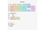 Näppäimistöt - Glorious Aura V3 Keycaps White - Nordic ISO - (13 - Näppäinkytkinten lisävarusteet - GLO-KB-ACC-KC-GPBT-AURA-WHT-ND