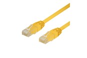 Verkkokaapelit - Deltaco LAN CAT 6 - UTP - Keltainen - 1meter - TP-611GL