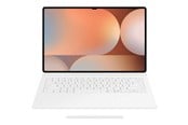 Näppäimistöt - Samsung Galaxy Tab S10 Ultra / Tab S9 Ultra - Book Cover Keyboard - White (English) - Näppäimistö & Foliosetti - Valkoinen - EF-DX925UWEGWW
