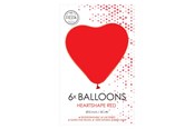 Lelut - Globos - Balloons Heart Balloons Red 30cm 6pcs. - 1121901