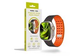 Smartwatch - Lisävarusteet - Mobile Origin Magnetic Strap - black/orange - Apple Watch 49mm/46mm/45mm/44mm - AWMS-01-BLK-ORG