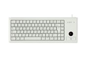 Näppäimistöt - Cherry Compact-Keyboard G84-4400 - keybo - Näppäimistö - Ranskalainen - Harmaa - G84-4400LUBFR-0
