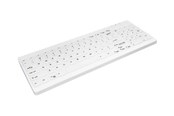 Näppäimistöt - Cherry Active Key AK-C7012 - keyboard - Näppäimistö - Saksa - Valkoinen - AK-C7012F-UVS-W/GE