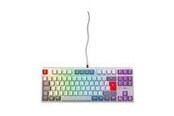 Näppäimistöt - Cherry XTRFY K4V2 - Pelinäppäimistö - Saksa - Harmaa - CX-K4V2-RGB-TKL-RETRO-R-GER