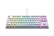 Näppäimistöt - Cherry XTRFY K4V2 - Pelinäppäimistö - Saksa - Valkoinen - CX-K4V2-RGB-TKL-WH-R-GER