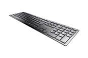 Näppäimistöt - Cherry KW 9100 SLIM - Näppäimistö - Englanti (UK) - Hopea - JK-9100GB-2