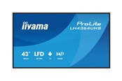 Infonäytöt & Digitaaliset opasteet - iiyama ProLite LH4364UHS-B1AG 43" Class (42.5" viewable) LED-backlit LCD display - 4K - for digital signage - LH4364UHS-B1AG