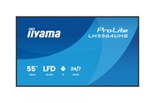 Infonäytöt & Digitaaliset opasteet - iiyama ProLite LH5564UHS-B1AG 55" Class (54.6" viewable) LED-backlit LCD display - 4K - for digital signage - LH5564UHS-B1AG